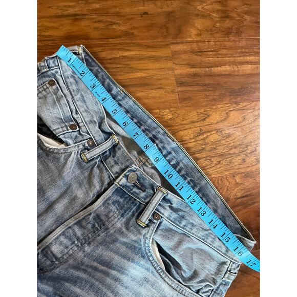 Ralph Lauren DOUBLE RL Mens Low Straight Jeans Hill Top 32X30 RRL Japan Selvedge - Picture 6 of 8